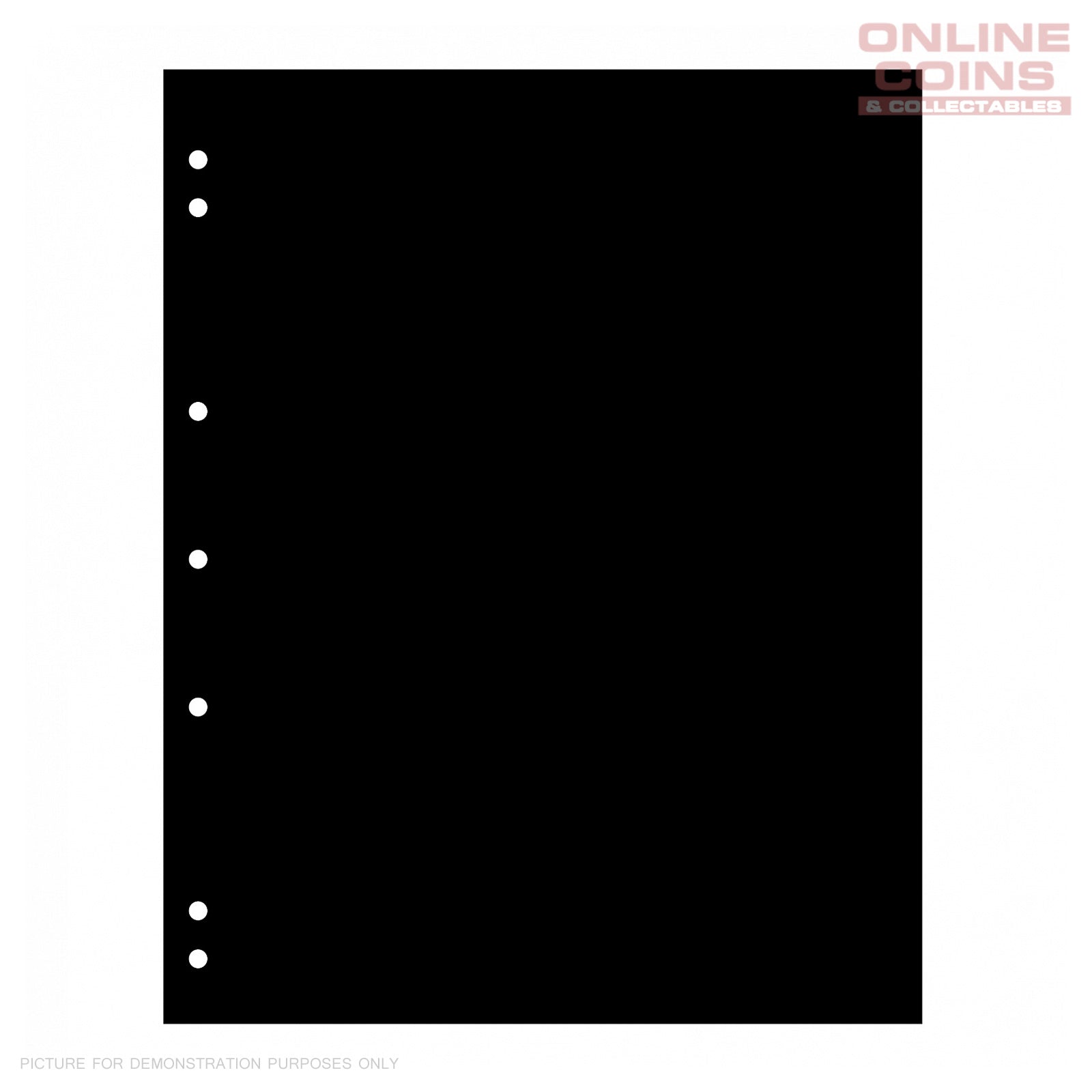 Lighthouse - Numis Black Interleave Pages for Numis Coin / Banknote Album 10pk